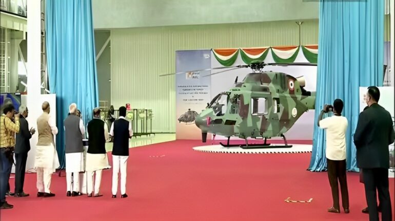 PM Modi inaugurates HAL’s helicopter factory in Tumakuru